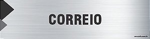 Placa de identificação correio