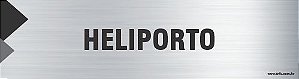 Placa de identificação heliporto
