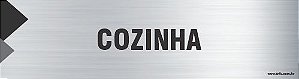 Placa de identificação cozinha