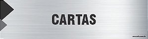 Placa de identificação cartas