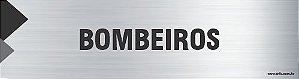 Placa de identificação bombeiros