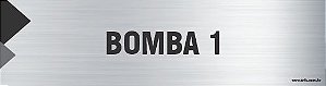 Placa de identificação bomba 1
