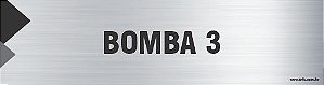 Placa de identificação bomba 3