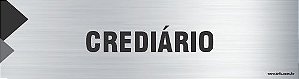 Placa de identificação crediário