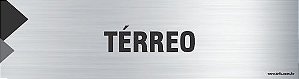 Placa de identificação térreo