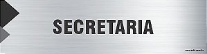 Placa de identificação secretaria