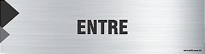 Placa de identificação entre
