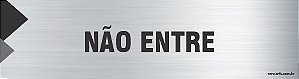 Placa de identificação não entre