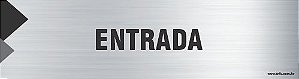 Placa de identificação entrada