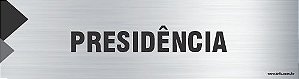 Placa de identificação presidência