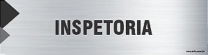 Placa de identificação inspetoria