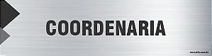 Placa de identificação coordenaria
