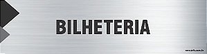 Placa de identificação bilheteria