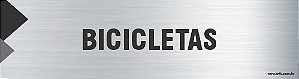 Placa de identificação bicicletas