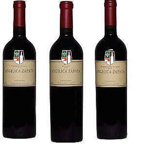 Kit 3 Angélica Zapata - Cabernet Franc/Sauvignon e Malbec