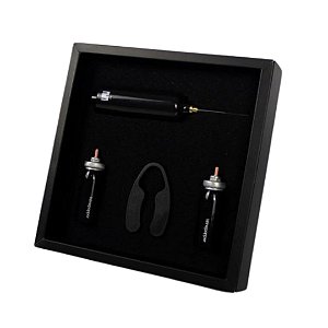 WinePopper Lite Plus Preto - Saca-Rolhas a Gás Eficiente