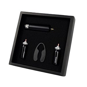 Winepopper Clássico 2.0 Alumínio Preto – Saca-Rolhas a Gás