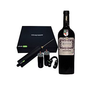 Winepopper Lite Plus junto Rutini Cabernet Malbec - Presente