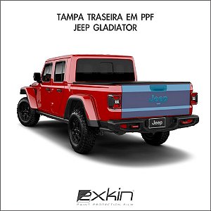 Película proteção Tampa traseira Jeep Gladiator  PPF Regenerativo 1 PÇ