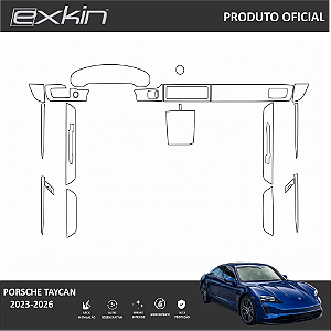 Kit PPF de Proteção Interno Completo - Porsche Taycan - 2023 á 2026