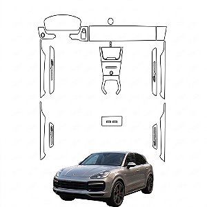 Kit PPF de Proteção Interno Completo - Porsche Cayenne - 2024 á 2026