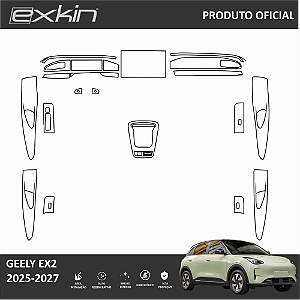 Kit PPF de Proteção Interno Completo - Geely Ex2 - 2025 á 2027