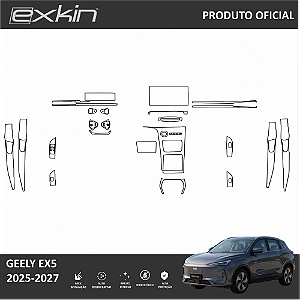 Kit PPF de Proteção Interno Completo - Geely Ex5 - 2025 á 2027