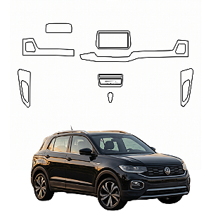 Kit PPF de Proteção Interno Completo - Volkswagen T-Cross - 2024 á 2027