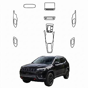 Kit PPF de Proteção Interno Completo - Jeep Compass - 2021 á 2025