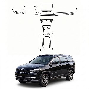 Kit PPF de Proteção Interno Completo - Jeep Commander - 2022 á 2026