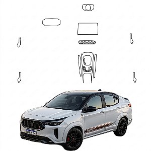 Kit PPF de Proteção Interno Completo - Fiat Fastback Abarth - 2020 á 2024