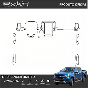 Kit PPF de Proteção Interno Completo - Ford Ranger Limited - 2024 á 2026