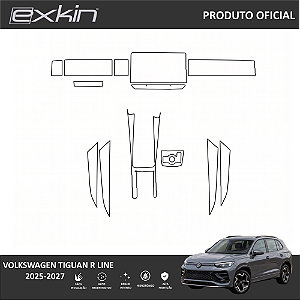 Kit PPF de Proteção Interno Completo - Volkswagen Tiguan R line - 2025 á 2027