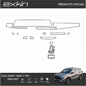 Kit PPF de Proteção Interno Completo - Caoa Chery Tiggo  7 Pro  - 2026 á 2027