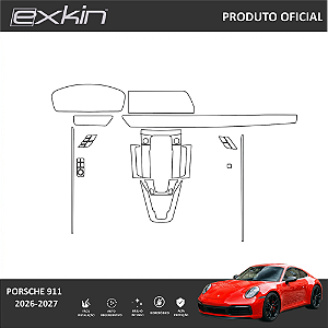 Kit PPF de Proteção Interno Completo - Porsche 911 - 2026 á 2027