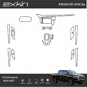 Kit PPF de Proteção Interno Completo - Toyota Hilux - 2024 á 2027