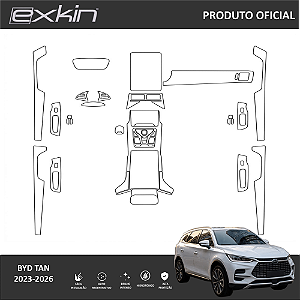 Kit PPF de Proteção Interno Completo - BYD Tan - 2023 á 2026