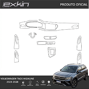 Kit PPF de Proteção Interno Completo - Volkswagen Taos Highline - 2023 á 2024