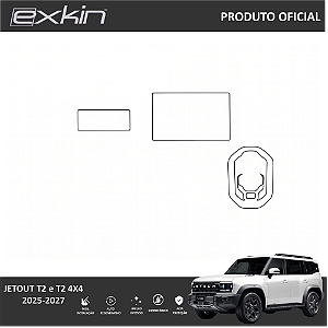 Kit PPF de Proteção Interno Completo - Jetour T2 e T2 4x4 - 2025 á 2027