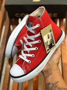 Tênis All Star Cano Alto Vermelho