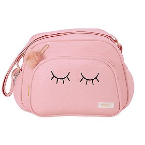 Bolsa Maternidade Média Bebê Rosa Olinhos Pirulitando Baby