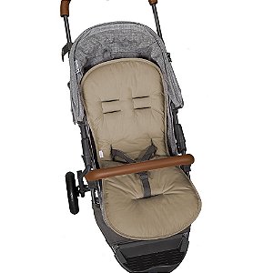 Colchonete Carrinho Capa Universal Lavável Marrom Batistela