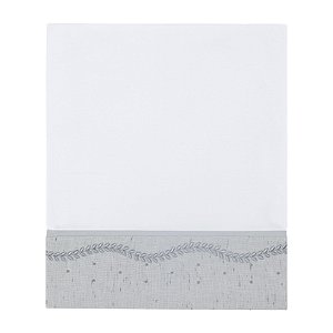 Cueiro Em Malha Dupla Penteada Linho Premium Cinza Batistela