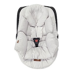 Colchonete Anatômico de Bebê Conforto Linho Bege Batistela