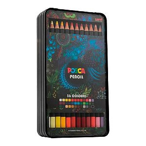 Estojo Lápis Posca 36 cores