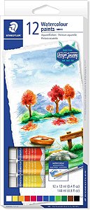 Aquarela Staedtler 12 Cores 12ml