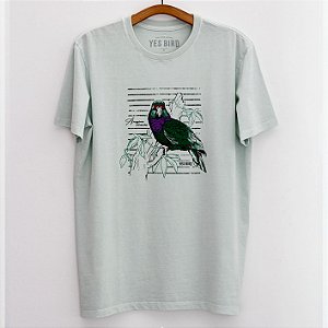 Papagaio-de-peito-roxo - Camiseta Yes Bird