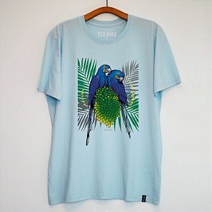 Arara-azul - Camiseta Yes Bird