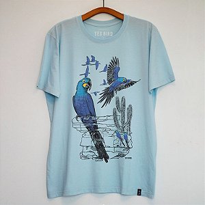 Arara-azul-de-lear - Camiseta Yes Bird