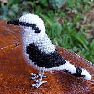 Lavadeira-mascarada - miniatura Pássaros Caparaó ponto-cruz